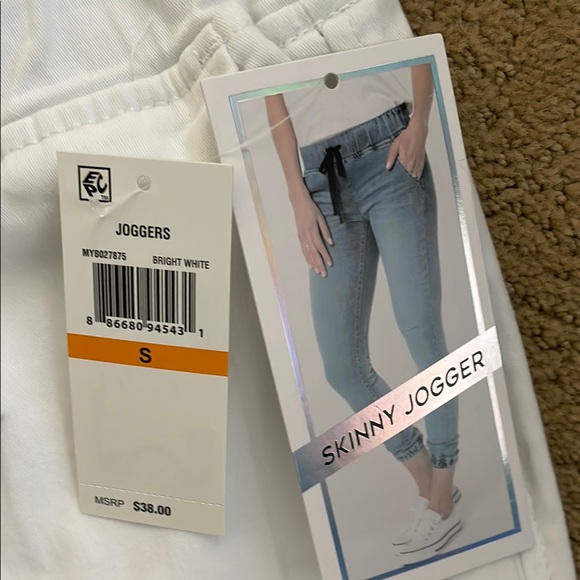 NWT Tinseltown White Cargo Jogger Pants-S - Picture 3 of 6